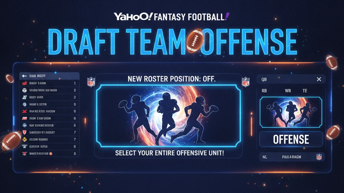 Yahoo Fantasy introduces Team Offense to draft strategyyahoo fantasy offense roster position