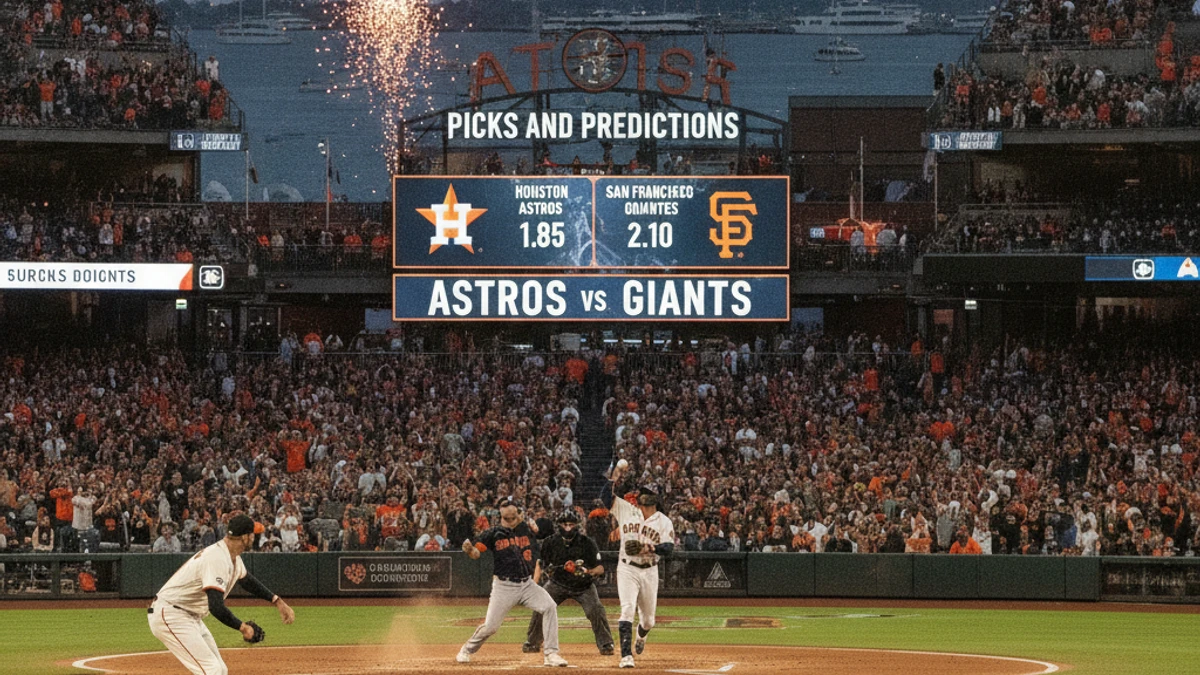 Astros vs Giants MLB Prediction, Picks & Betting Preview (8/10/26) – Houston Favored