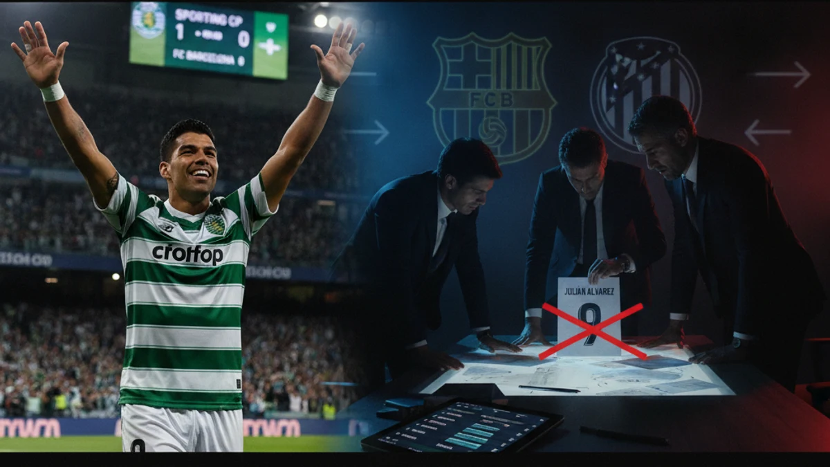 Barcelona eye Luis Suárez move if Álvarez transfer faltersbarcelona luis suarez transfer julian alvarez backup