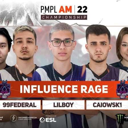 The 2022 PMPL Americas Championship is won by the amazing Influence Rage team from Brazil