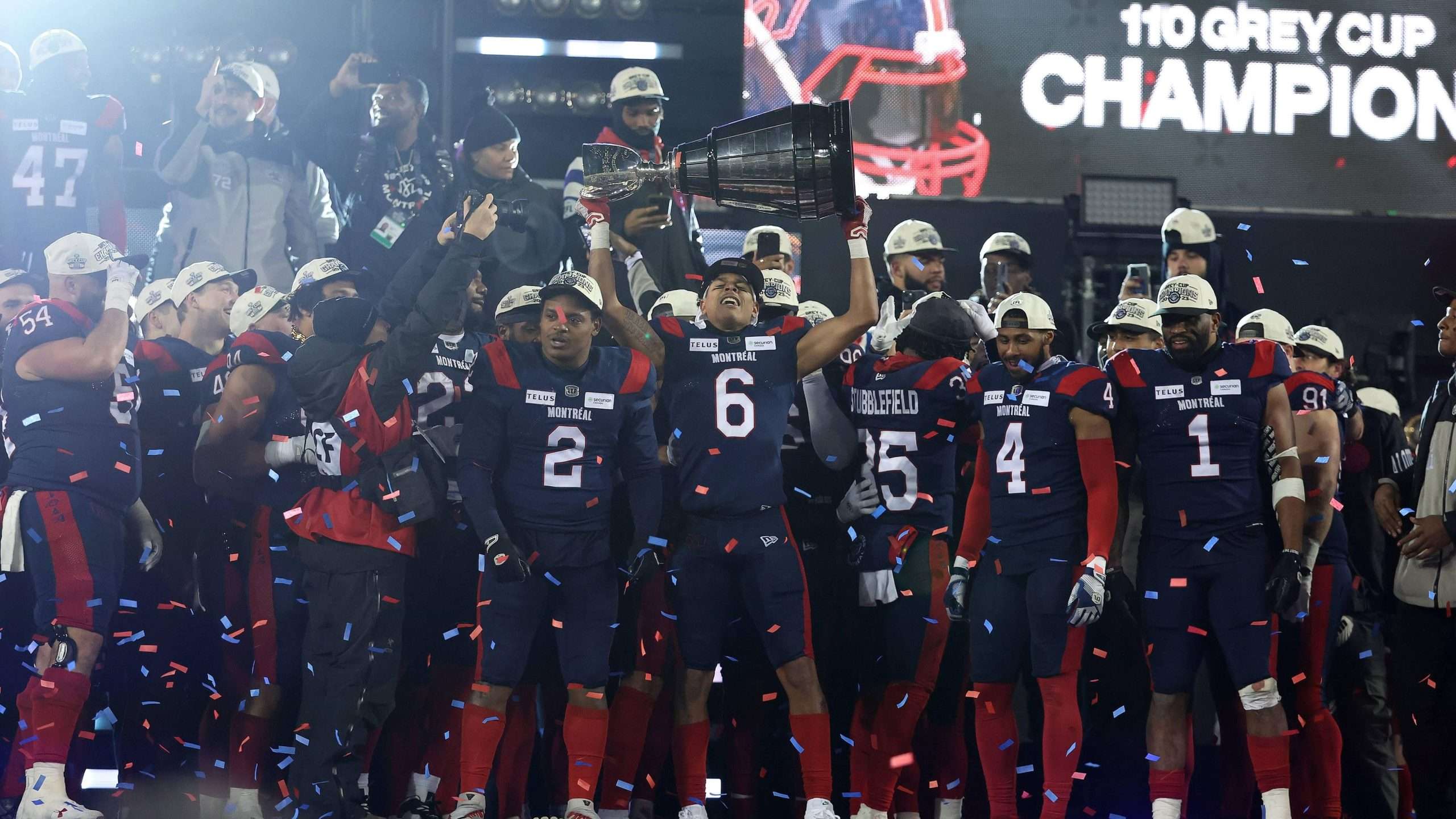 Alouettes winning 110th Grey Cup